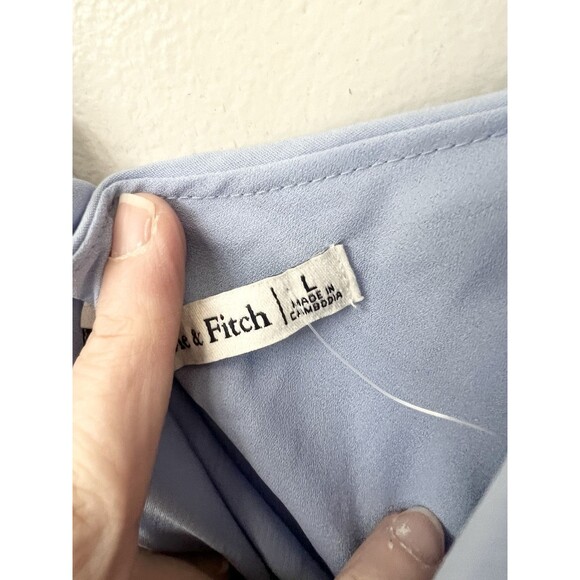Abercrombie & Fitch Light Blue Midi Dress - Picture 8 of 12